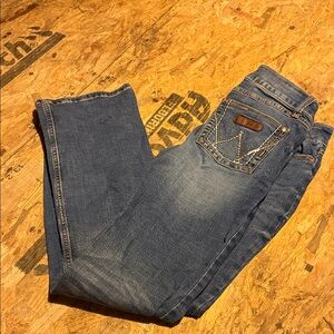 Wrangler Women's Boot Cut Jeans in Medium Blue Wash